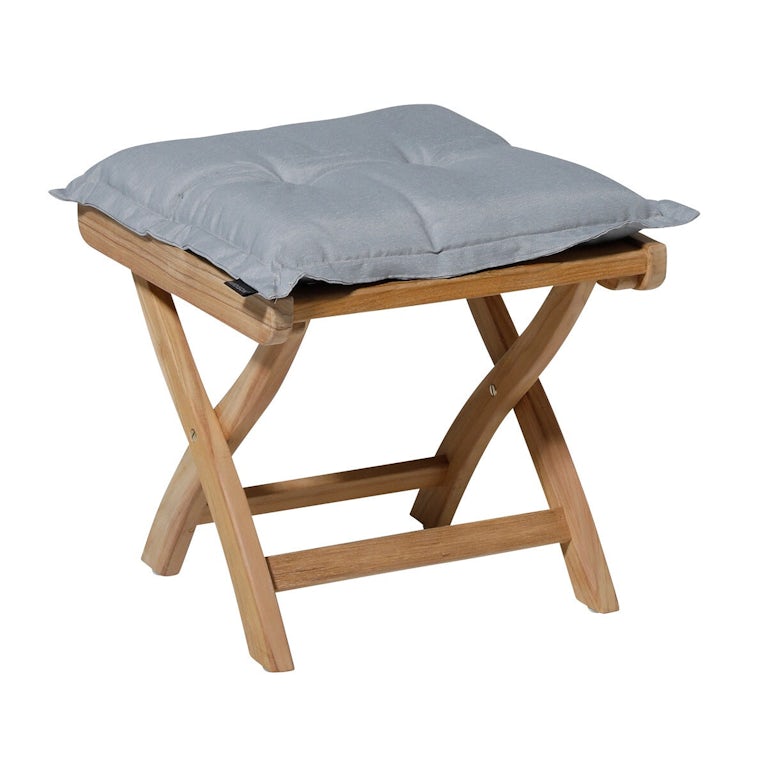 Madison zitkussen Panama light grey universeel 50x50