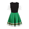 Mini dirndl zwart-groen