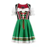 Mini dirndl zwart-groen