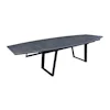 Manta uitschuifbare tuintafel 180-230-280 x 110 keramiek blad antraciet