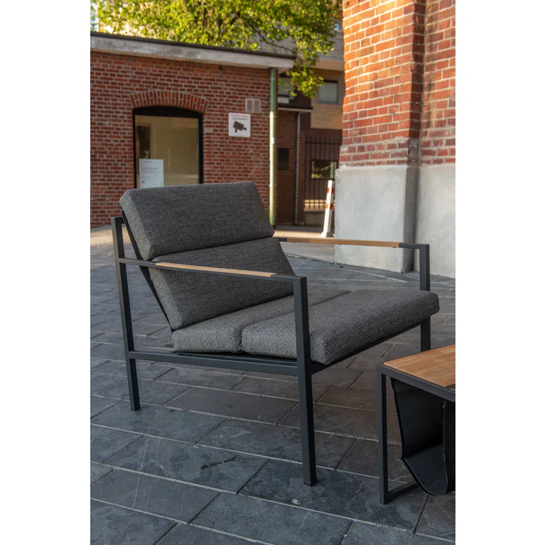 Loungeset trentino buitenbank met 2 stoleen en koffie tafel Atlas