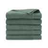 Set van 5 Walra baddoeken soft cotton legergroen 60x110 cm