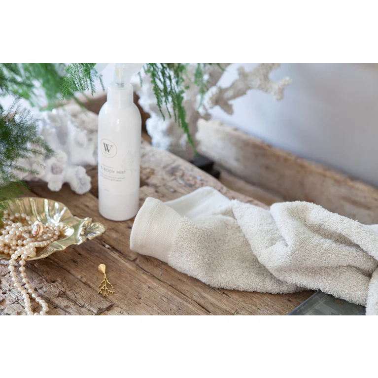 Walra gastendoek soft cotton kiezel grijs 30x50 cm set van 2 (beige)