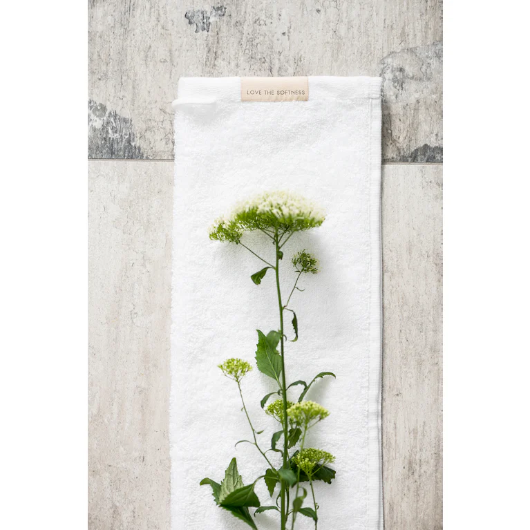 Walra gastendoek soft cotton wit 30x50 cm set van 2