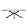 Garden Impression Edison tuintafel 220 x 115 ovaal vironwood