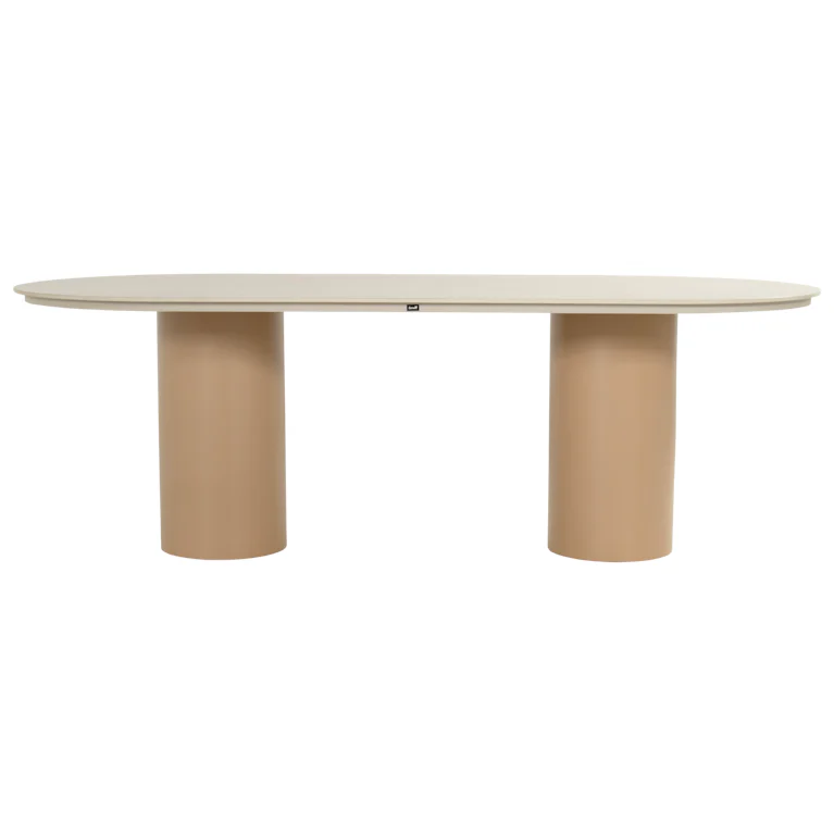 Hartman Valencia ovale tuintafel 220 x 100 cappuccino