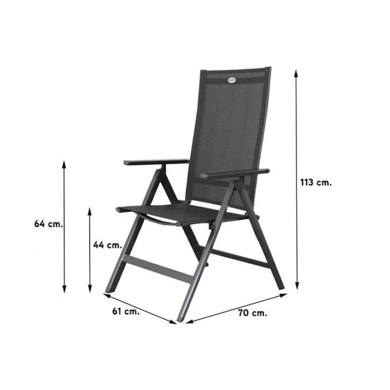 Hartman Napoli verstelbare tuinstoel