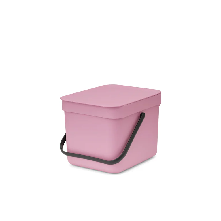 Brabantia Sort & Go afvalemmer 6 liter Lilac Pink