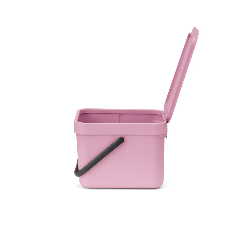 Brabantia Sort & Go afvalemmer 6 liter Lilac Pink
